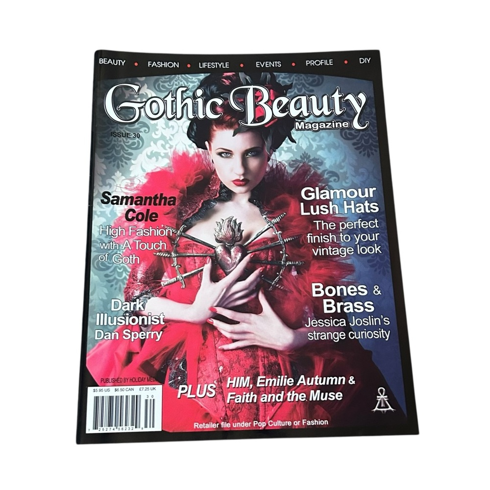 Gothic Beauty Magazine #30 2010 Indie Alternative Goth Scene Fashion Music